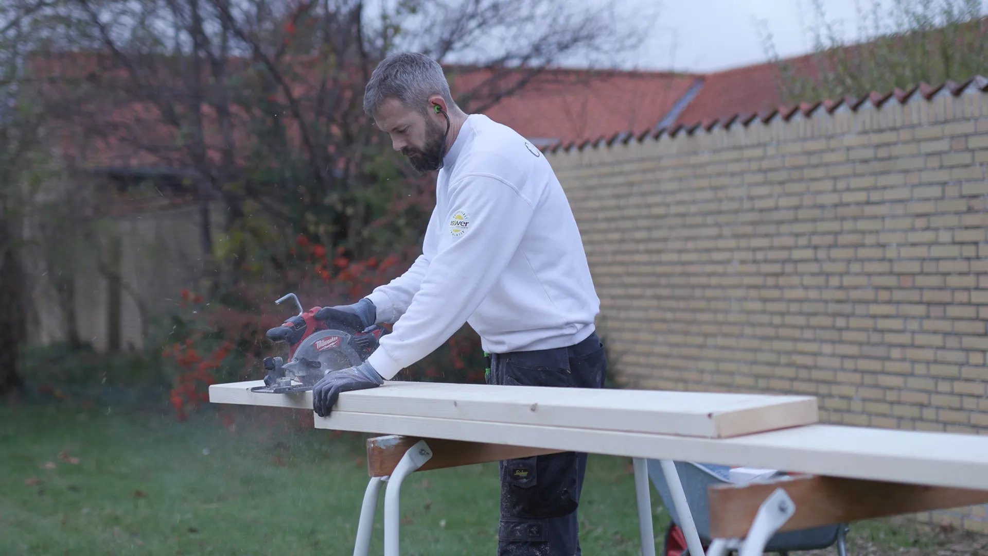 Etageadskillelse, klargøring af loft til isoleringsarbejde